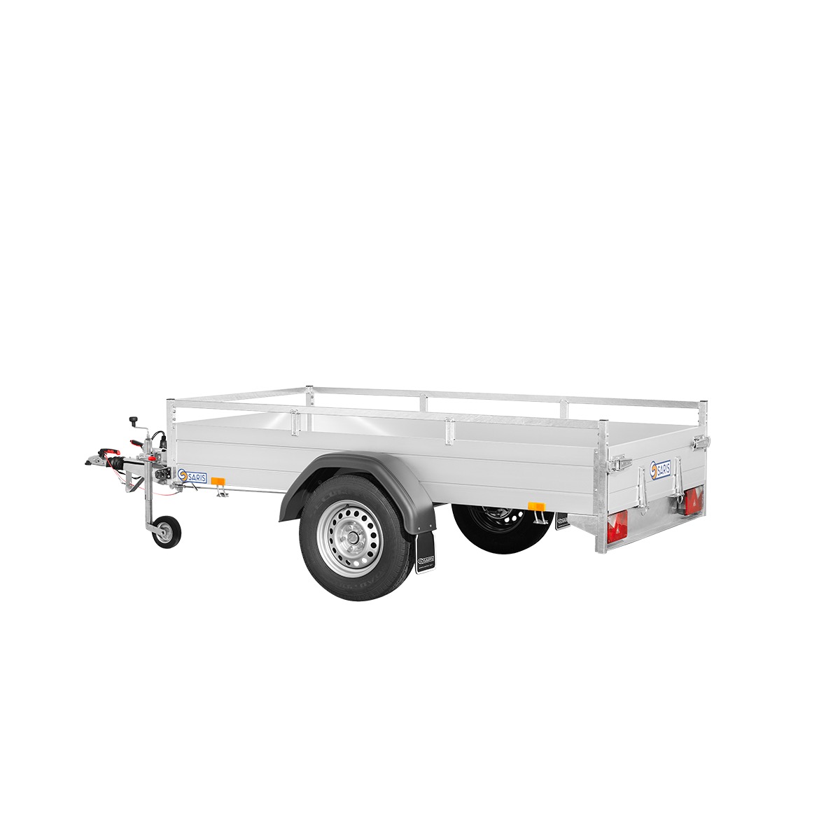 Kleine plateauwagen (enkelas)