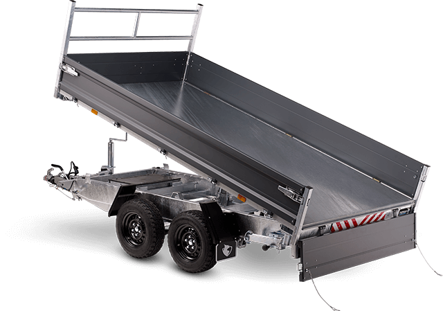 Electrische kiepaanhangwagen